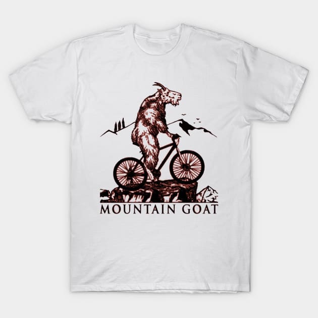 mountain goat T-Shirt by BerrymanShop